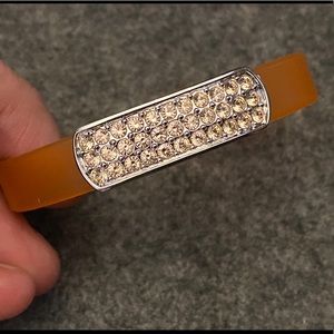 Swarovski rubber bracelet